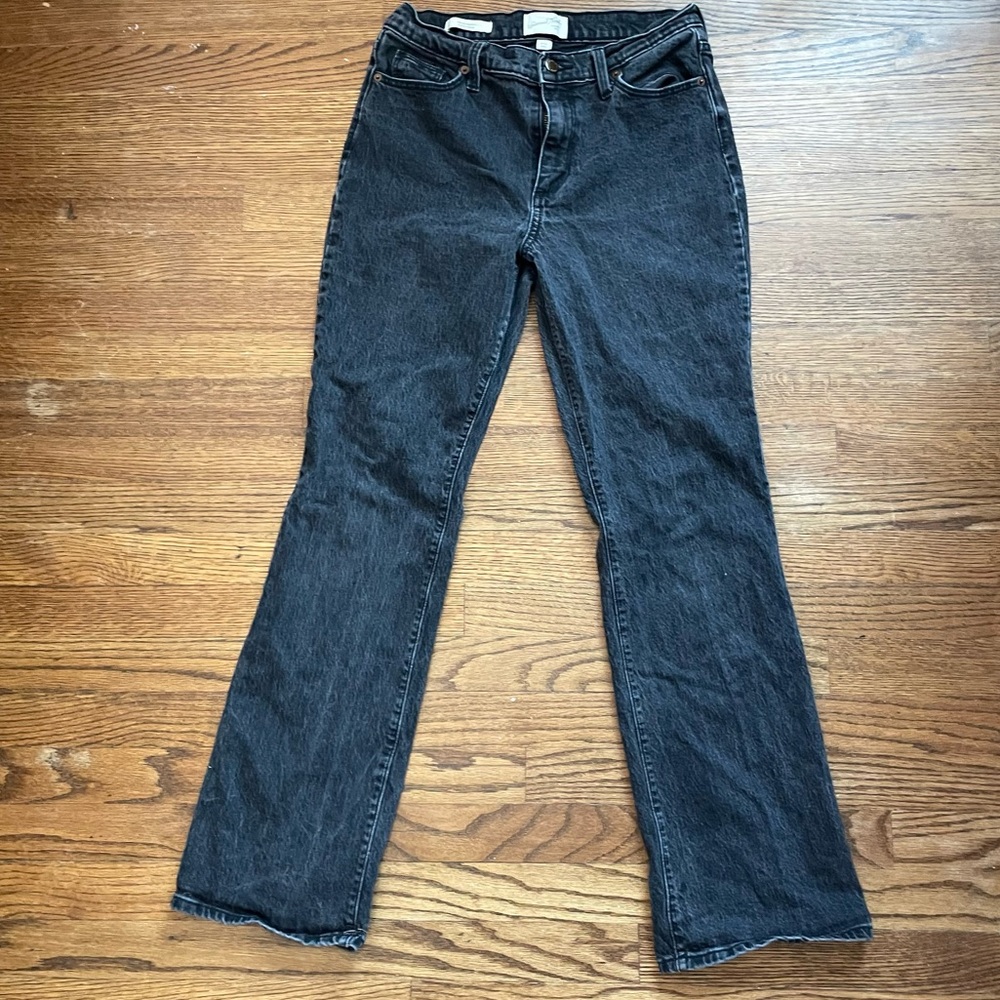 Universal Thread Black/Dark Gray Vintage Bootcut  Flare Jeans Women’s 6/28R